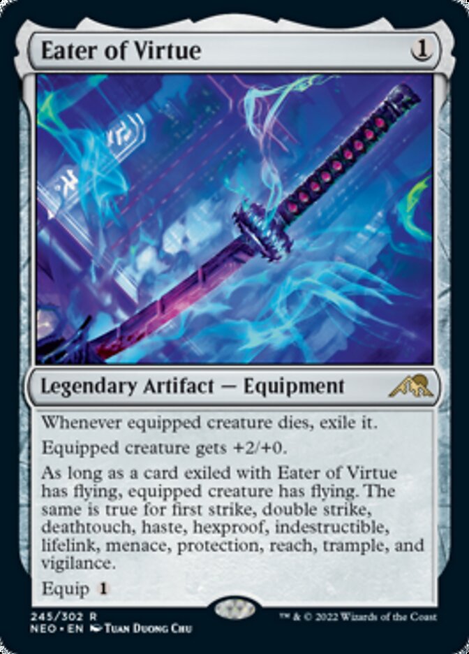 Eater of Virtue - [Foil] Kamigawa: Neon Dynasty (NEO)