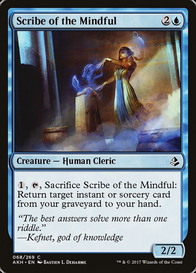 Scribe of the Mindful - [Foil] Amonkhet (AKH)