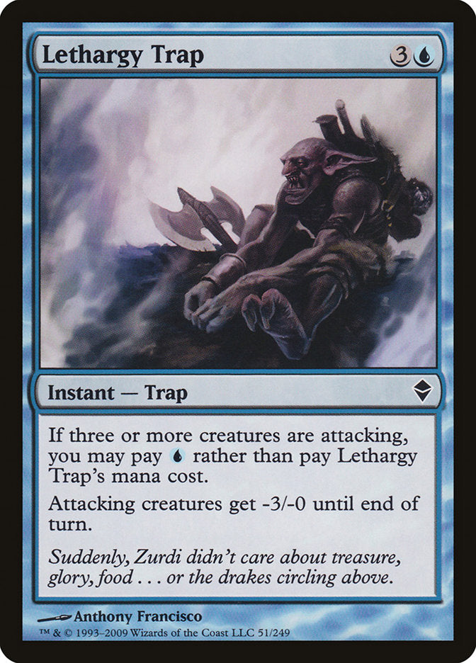 Lethargy Trap - [Foil] Zendikar (ZEN)