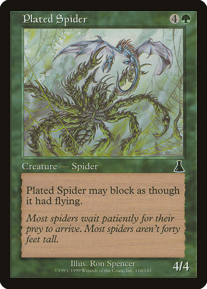 Plated Spider - [Foil] Urza's Destiny (UDS)