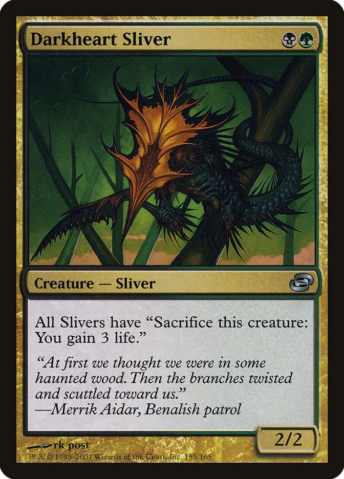 Darkheart Sliver - [Foil] Planar Chaos (PLC)