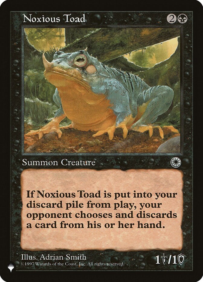 Noxious Toad - [Retro Frame] The List (PLIST)
