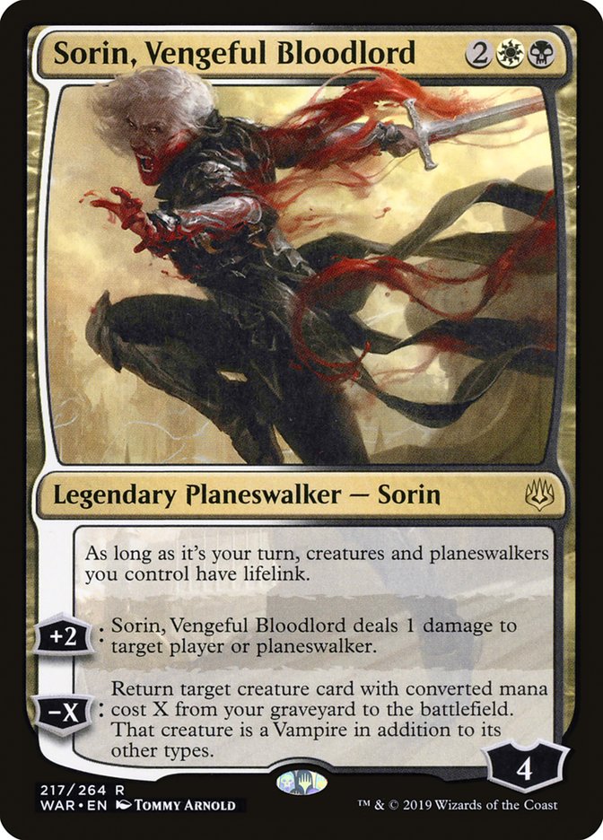 Sorin, Vengeful Bloodlord - War of the Spark (WAR)
