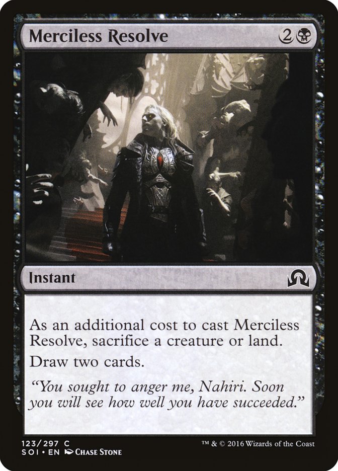 Merciless Resolve - [Foil] Shadows over Innistrad (SOI)