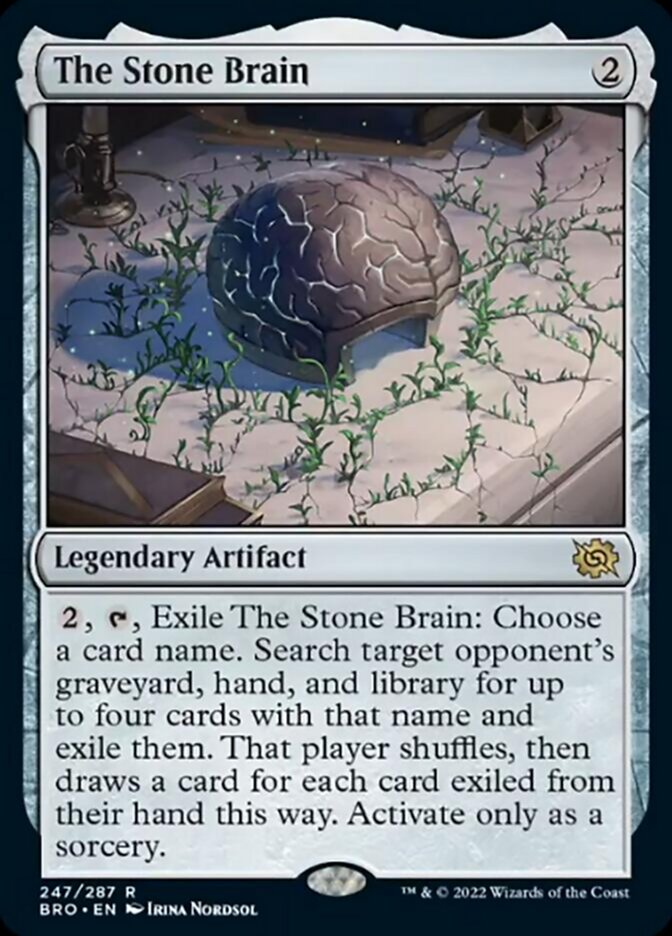 The Stone Brain - [Foil] The Brothers' War (BRO)