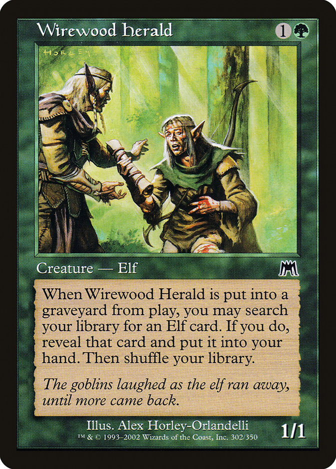 Wirewood Herald - [Foil, Retro Frame] Onslaught (ONS)