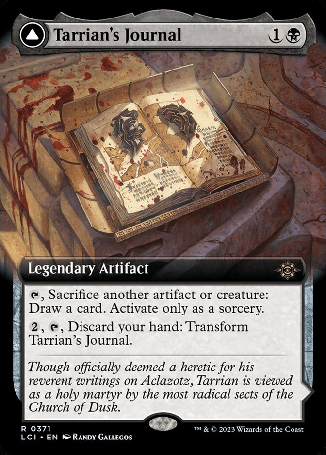Tarrian's Journal // The Tomb of Aclazotz - [Extended Art] The Lost Caverns of Ixalan (LCI)