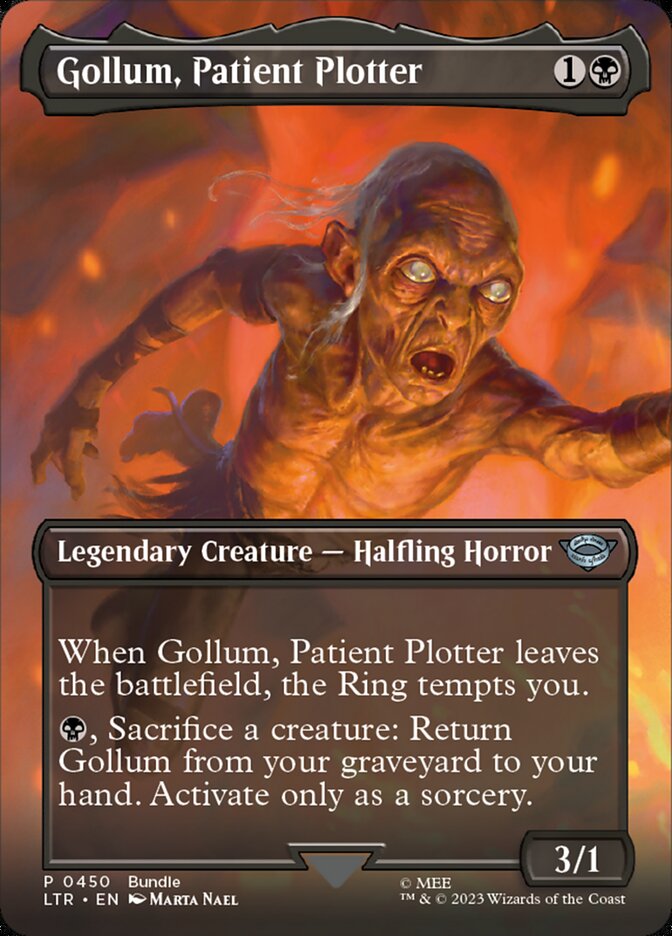 Gollum, Patient Plotter - [Foil, Promo] The Lord of the Rings: Tales of Middle-earth (LTR)