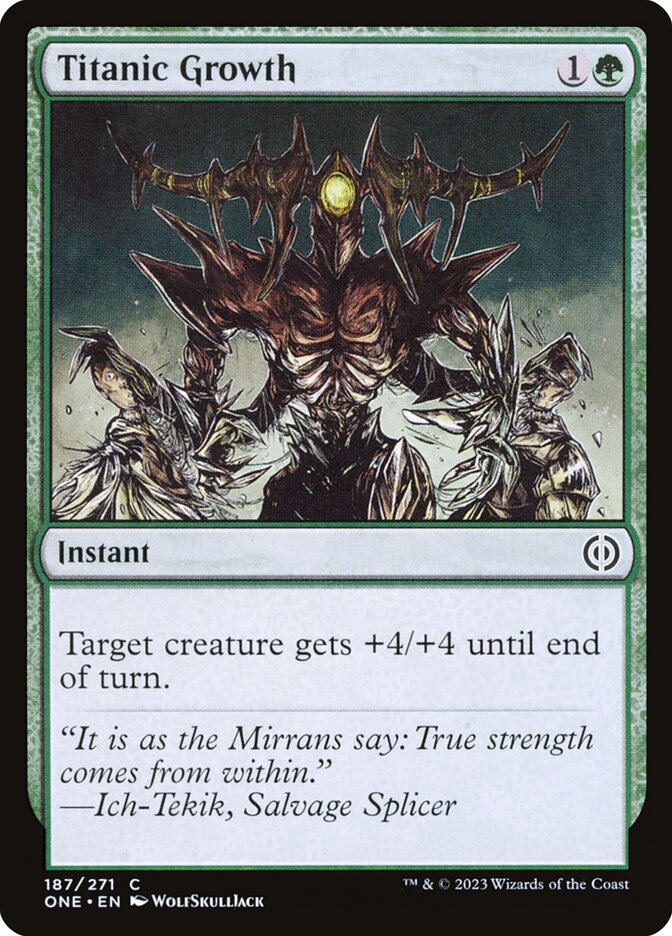 Titanic Growth - Phyrexia: All Will Be One (ONE)