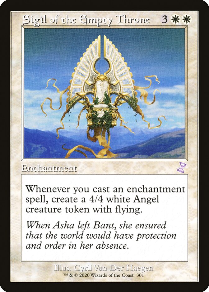 Sigil of the Empty Throne - [Foil, Retro Frame] Time Spiral Remastered (TSR)
