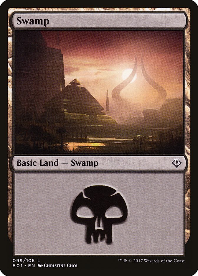 Swamp (99) - Archenemy: Nicol Bolas (E01)