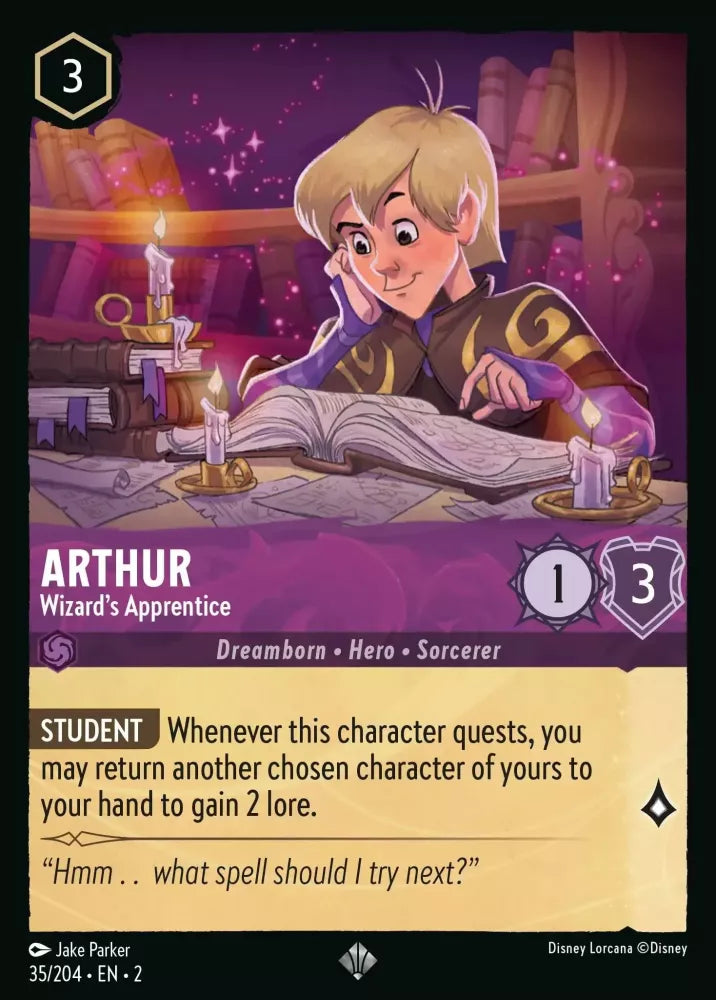 Arthur - Wizard's Apprentice - [Foil] Rise of the Floodborn (2)