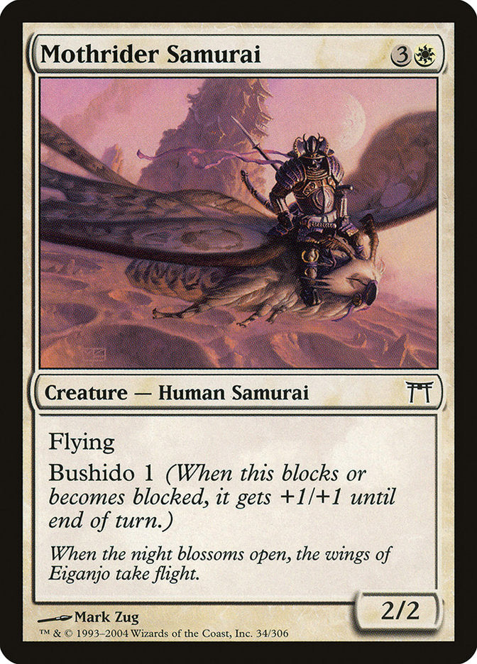 Mothrider Samurai - [Foil] Champions of Kamigawa (CHK)