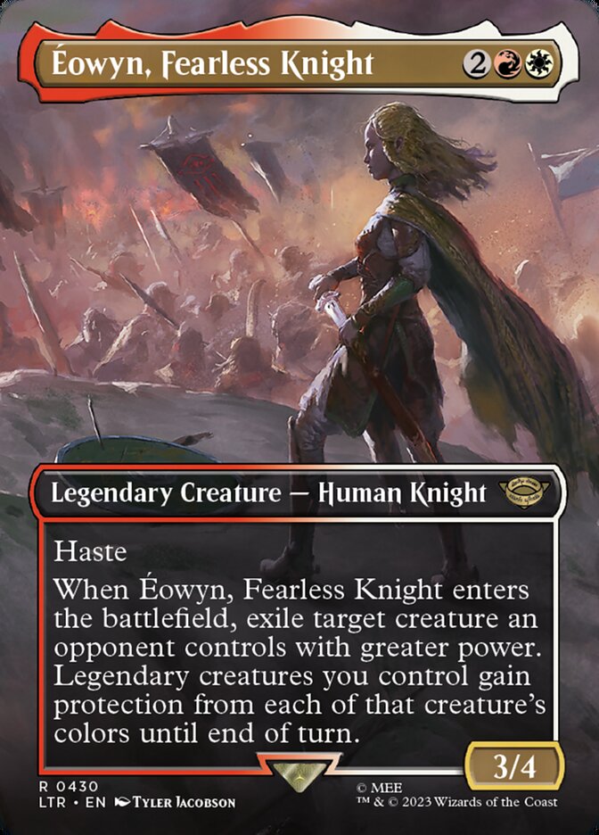 Éowyn, Fearless Knight - [Borderless] The Lord of the Rings: Tales of Middle-earth (LTR)