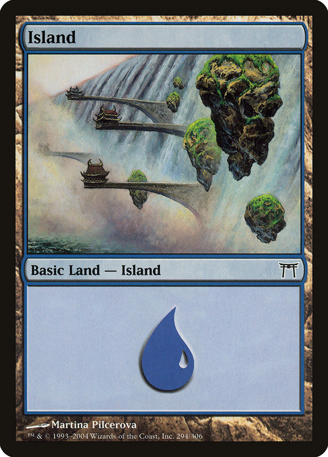 Island - [Foil] Champions of Kamigawa (CHK)