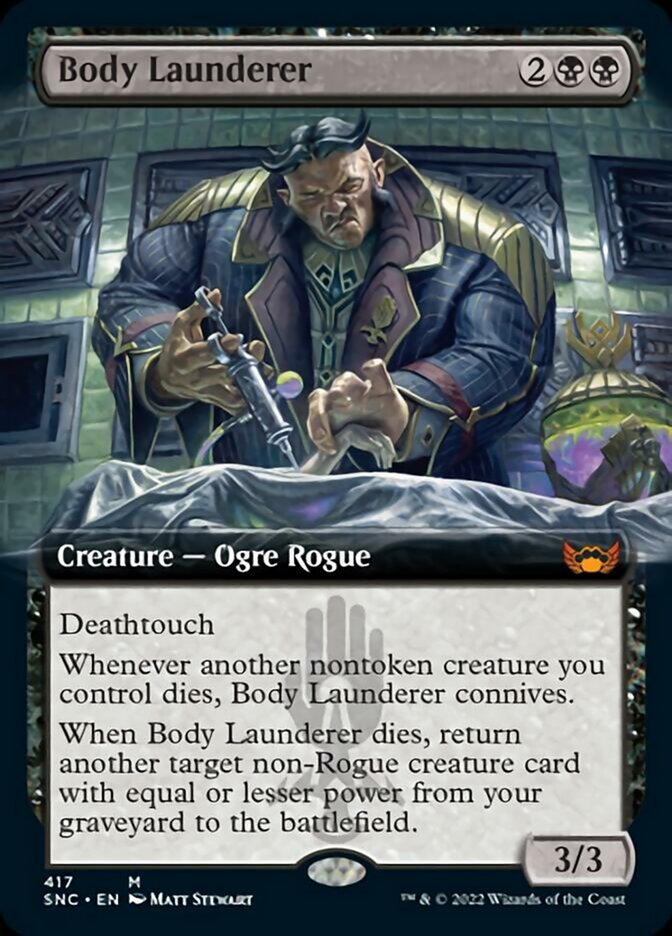 Body Launderer - [Foil, Extended Art] Streets of New Capenna (SNC)
