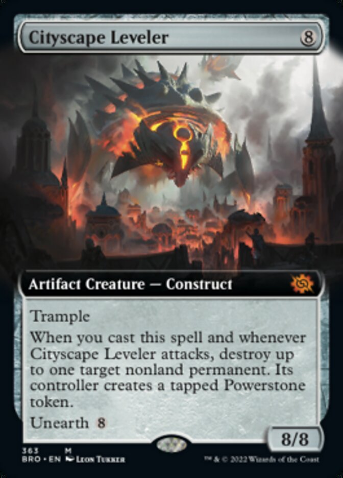 Cityscape Leveler - [Foil, Extended Art] The Brothers' War (BRO)