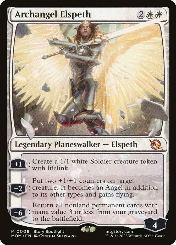 Archangel Elspeth - [Foil] March of the Machine (MOM)