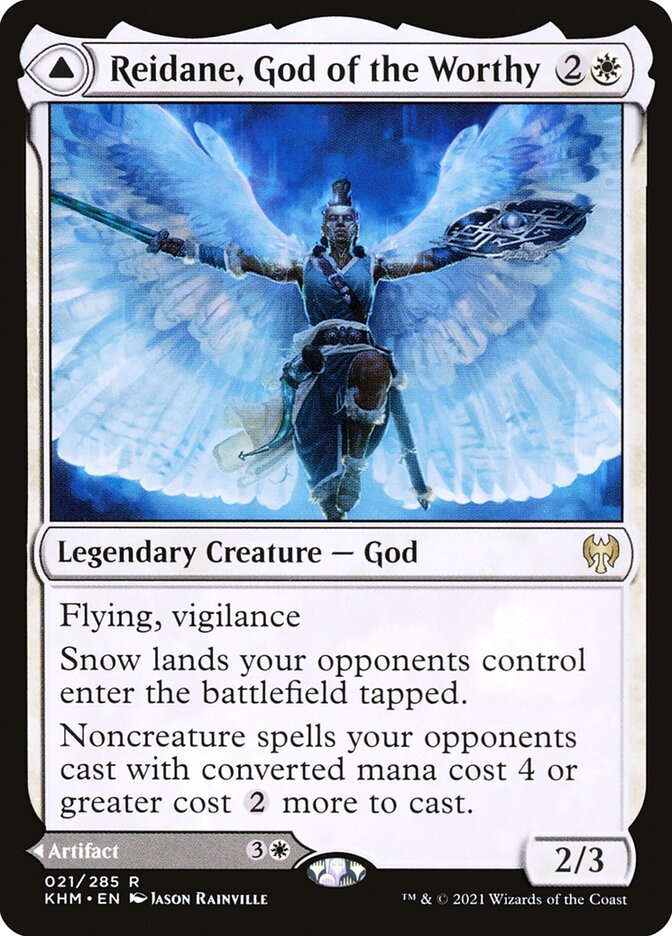Reidane, God of the Worthy // Valkmira, Protector's Shield - Kaldheim (KHM)
