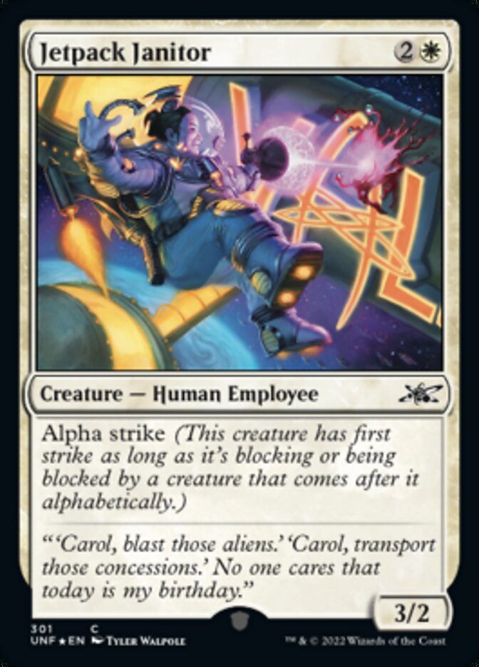Jetpack Janitor - [Galaxy Foil] Unfinity (UNF)