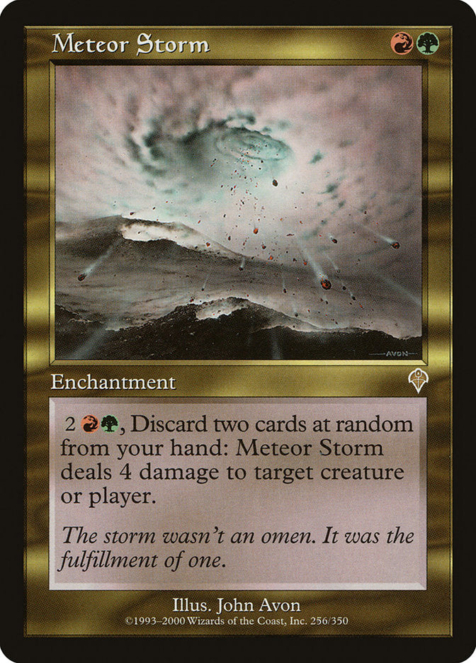 Meteor Storm - [Foil, Retro Frame] Invasion (INV)