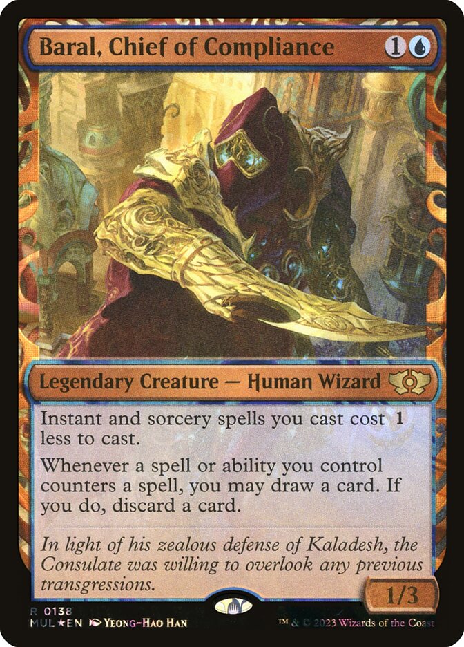 Baral, Chief of Compliance - [Halo Foil, Showcase] Multiverse Legends (MUL)
