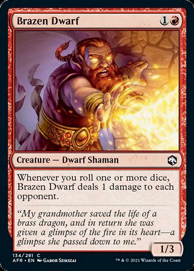 Brazen Dwarf - [Foil] Adventures in the Forgotten Realms (AFR)