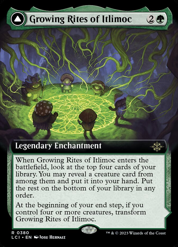 Growing Rites of Itlimoc // Itlimoc, Cradle of the Sun - [Extended Art] The Lost Caverns of Ixalan (LCI)