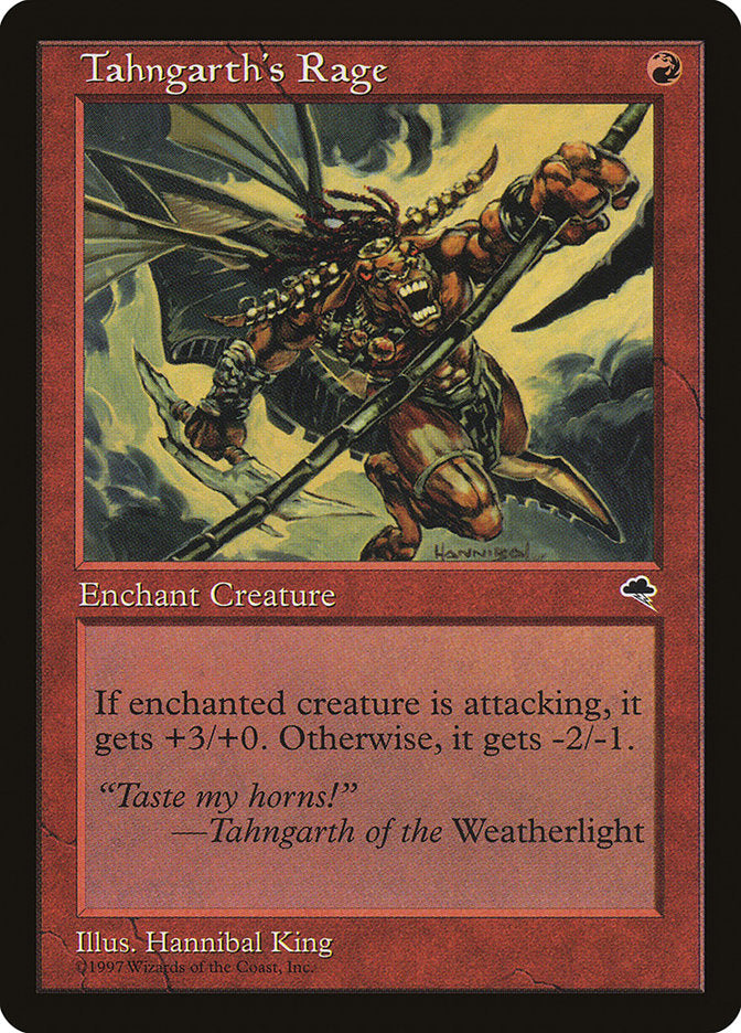 Tahngarth's Rage - [Retro Frame] Tempest (TMP)