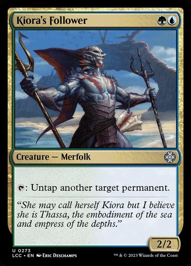 Kiora's Follower - Lost Caverns of Ixalan Commander (LCC)