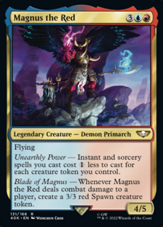 Magnus the Red - [Surge Foil] Warhammer 40,000 Commander (40K)