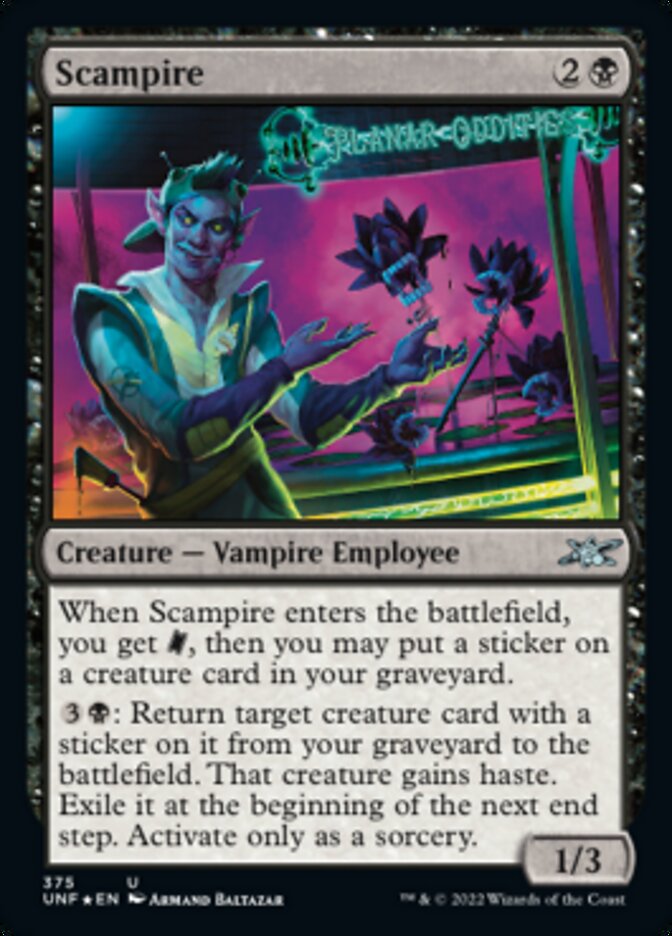 Scampire - [Galaxy Foil] Unfinity (UNF)