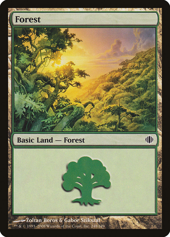 Forest (248) - [Foil] Shards of Alara (ALA)