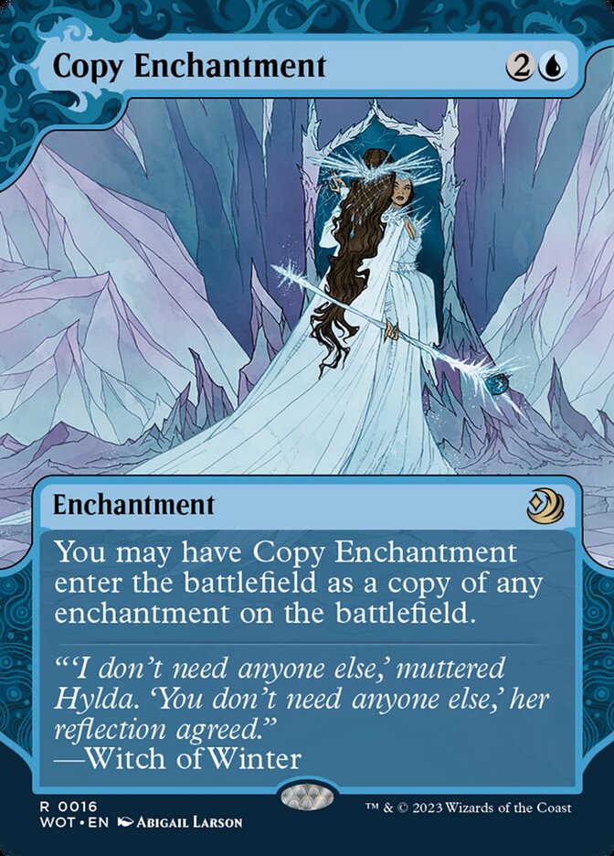 Copy Enchantment - [Showcase] Wilds of Eldraine: Enchanting Tales (WOT)