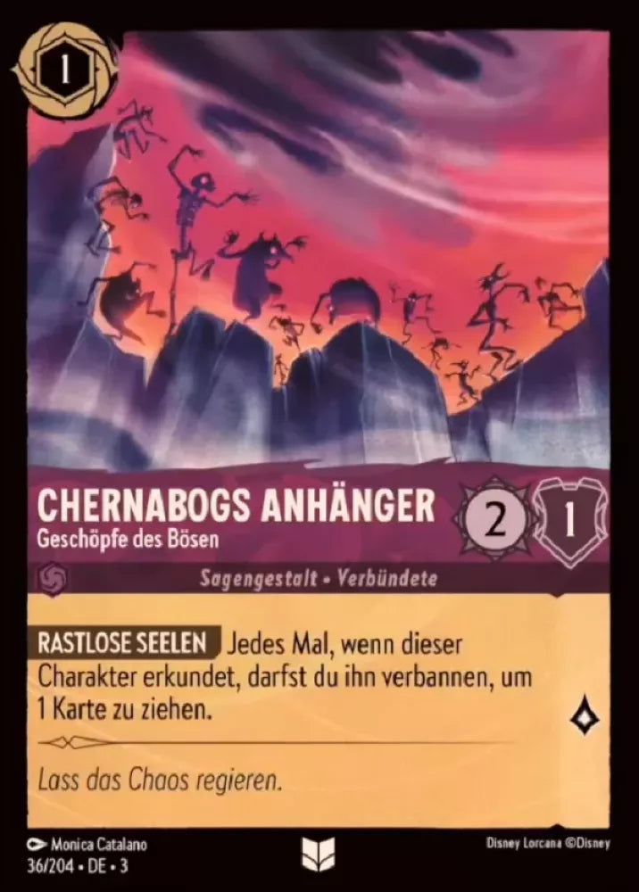 Chernabog's Followers - Creatures of Evil - [Foil] Into the Inklands (3)