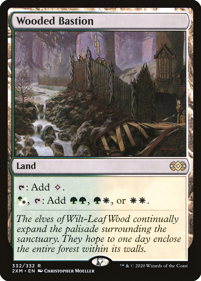 Wooded Bastion - [Foil] Double Masters (2XM)
