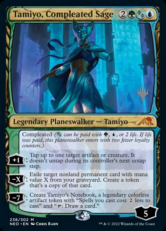 Tamiyo, Compleated Sage - [Promo] Kamigawa: Neon Dynasty Promos (PNEO)