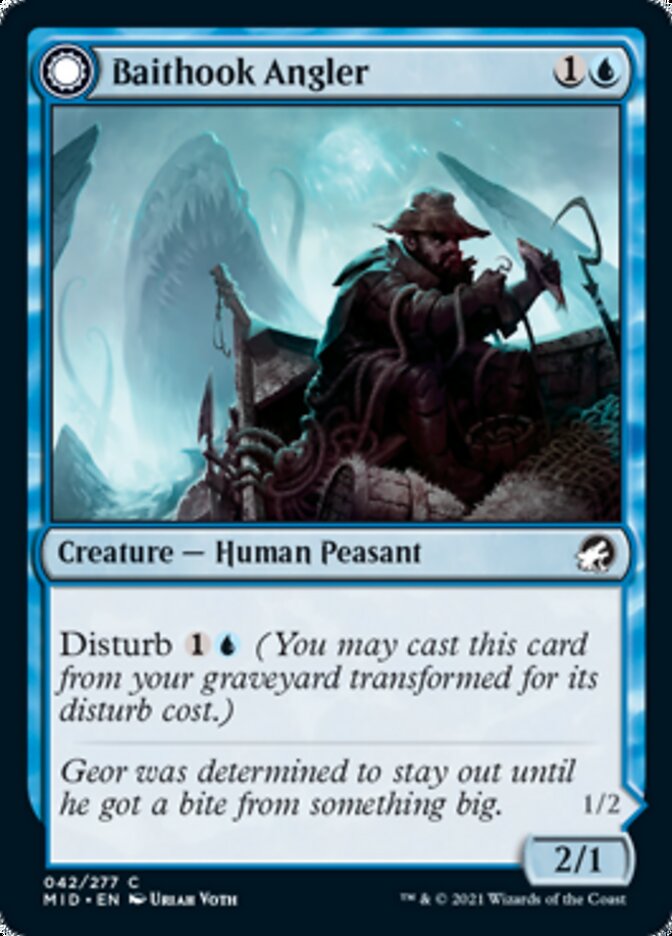 Baithook Angler // Hook-Haunt Drifter - Innistrad: Midnight Hunt (MID)