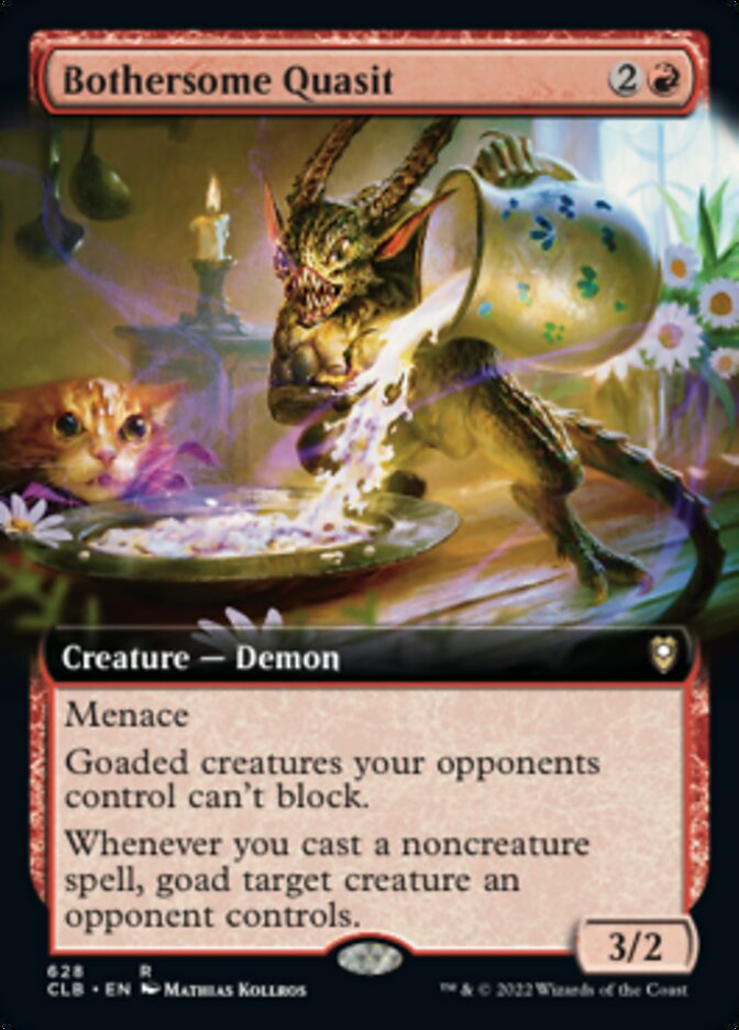 Bothersome Quasit - [Extended Art] Commander Legends: Battle for Baldur's Gate (CLB)