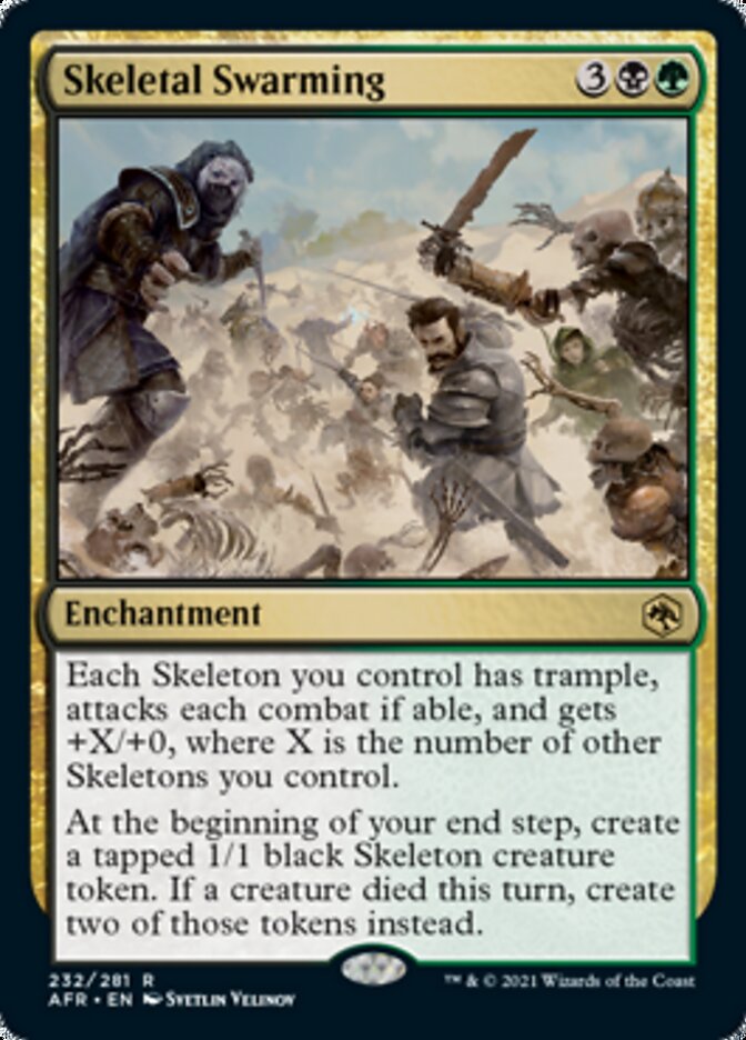 Skeletal Swarming - [Foil] Adventures in the Forgotten Realms (AFR)