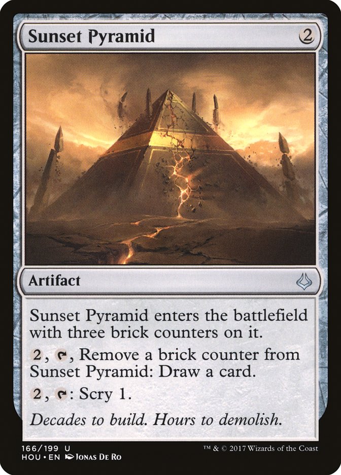 Sunset Pyramid - [Foil] Hour of Devastation (HOU)