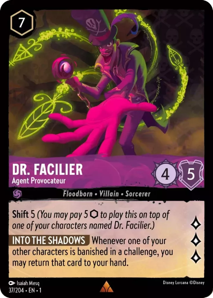 Dr. Facilier - Agent Provocateur - [Foil] The First Chapter (1)