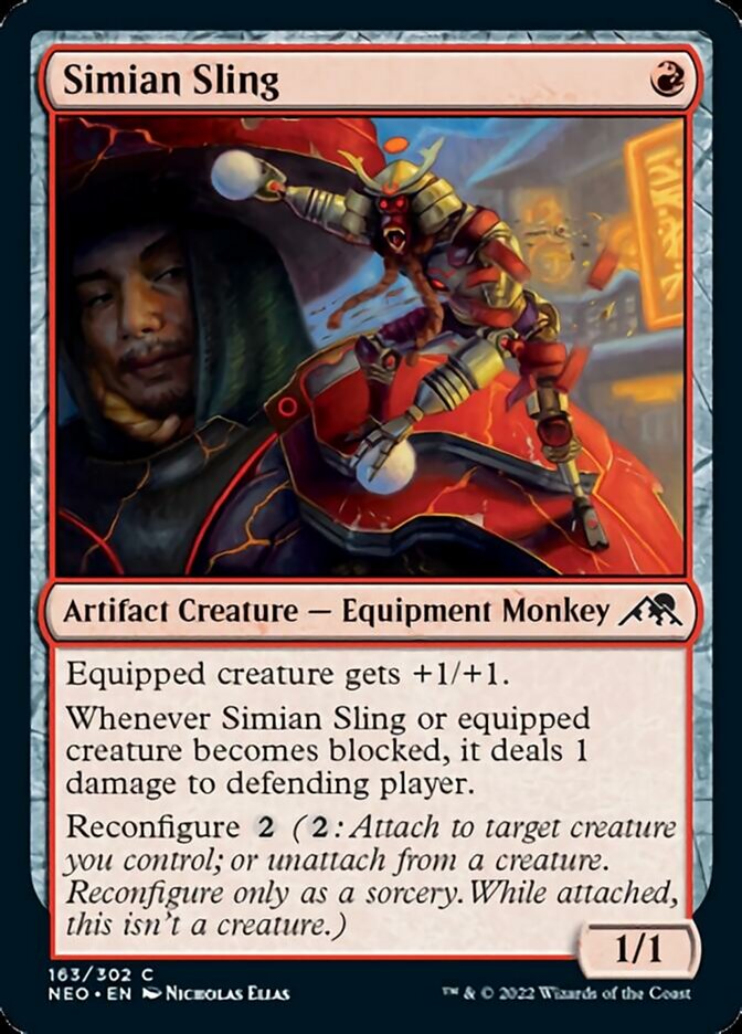 Simian Sling - [Foil] Kamigawa: Neon Dynasty (NEO)
