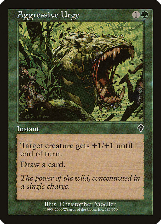 Aggressive Urge - [Foil, Retro Frame] Invasion (INV)