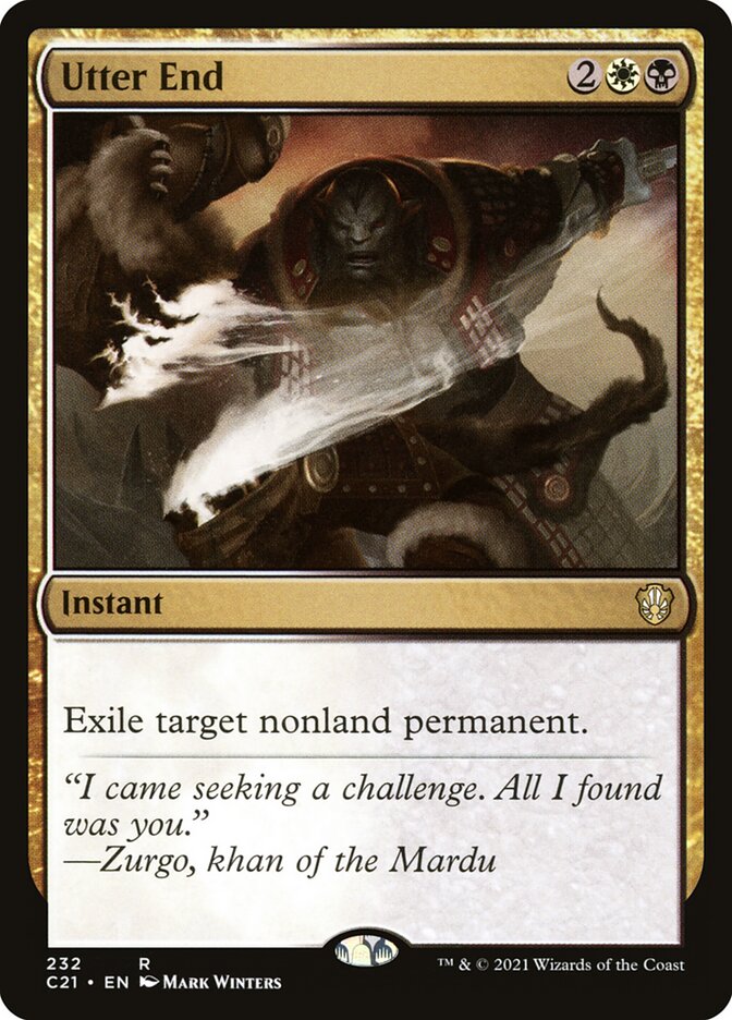 Utter End - Commander 2021 (C21)