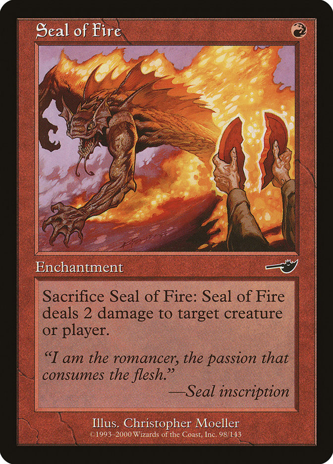 Seal of Fire - [Foil] Nemesis (NEM)
