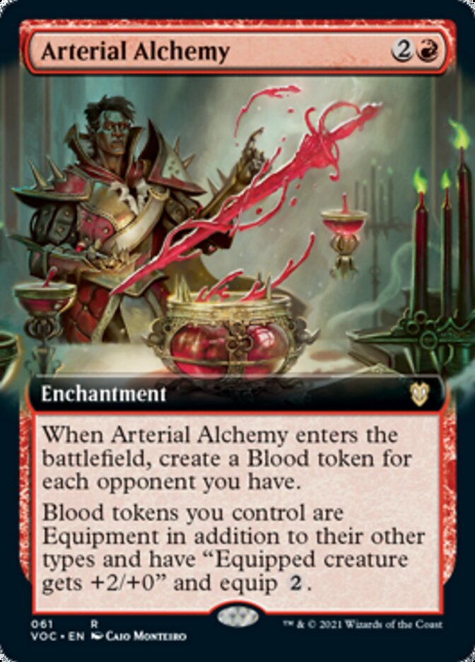 Arterial Alchemy - [Foil, Extended Art] Crimson Vow Commander (VOC)