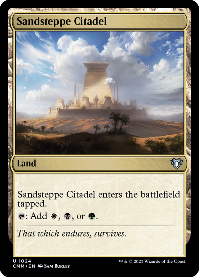 Sandsteppe Citadel - Commander Masters (CMM)