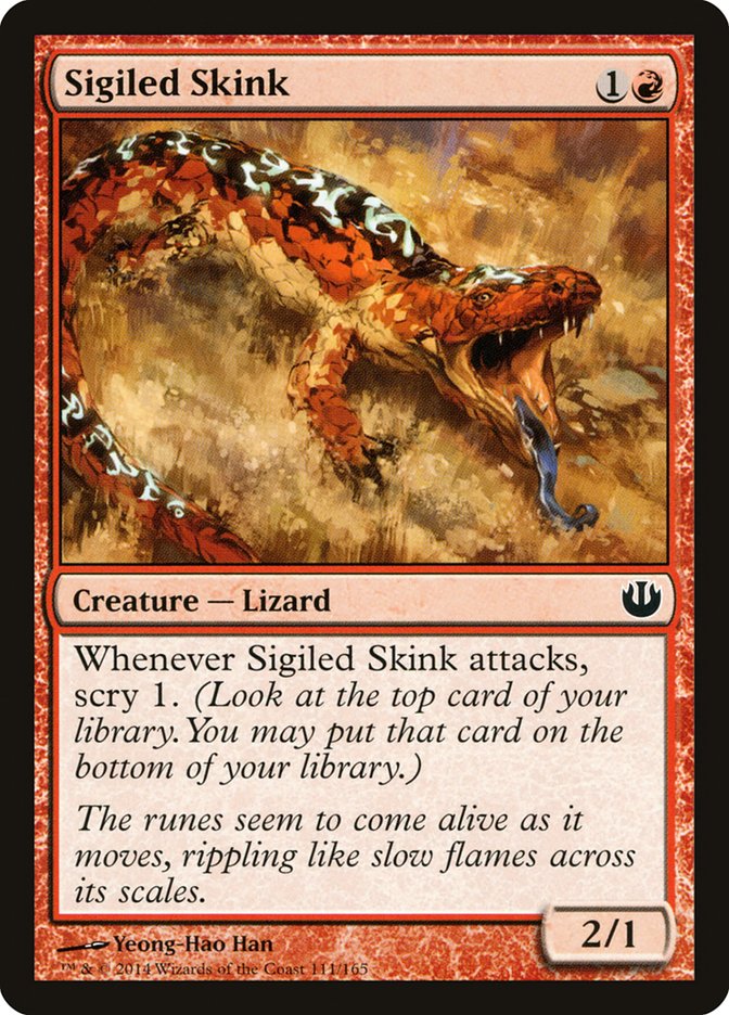 Sigiled Skink - [Foil] Journey into Nyx (JOU)