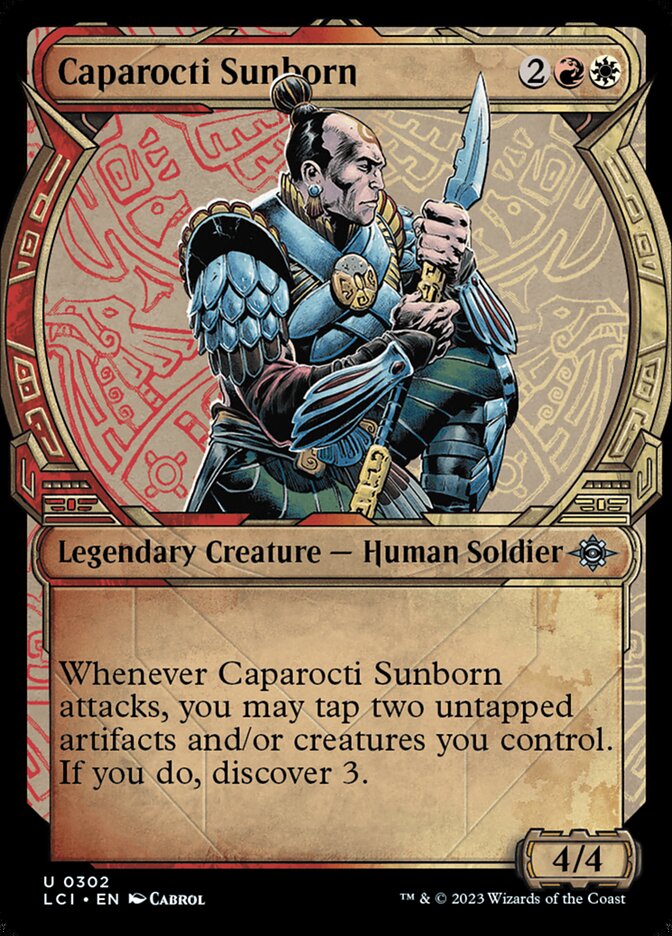 Caparocti Sunborn - [Foil, Showcase] The Lost Caverns of Ixalan (LCI)